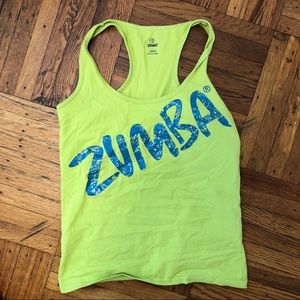 Zumba branded tank top